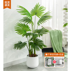 Artificial Green Plants, Fake Plants for Landscaping, High-End Luxury Large Indoor Potted Plants, Decorative Ornaments, Artificial Sunflower Flowers