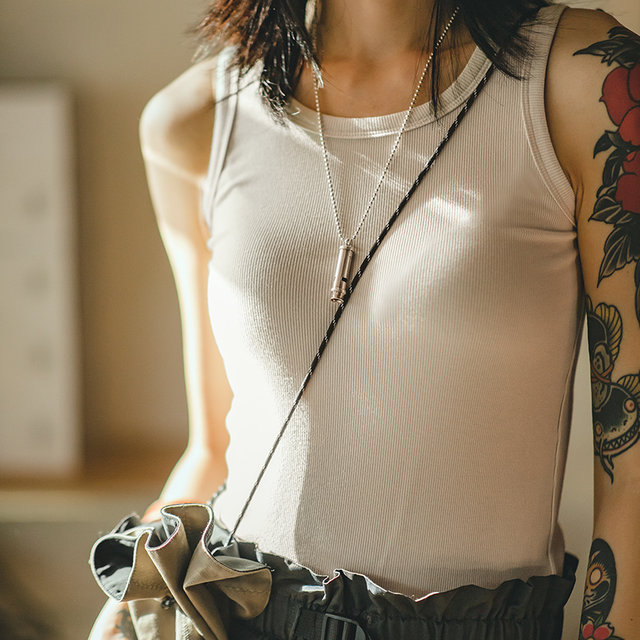 Madden summer white thin breathable I-shaped vest fitness bottoming commuting inner straps outer wear sleeveless top for women