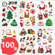 Children's stickers cartoon animation stickers kindergarten rewards Santa Claus reward stickers for babies 90 sheets