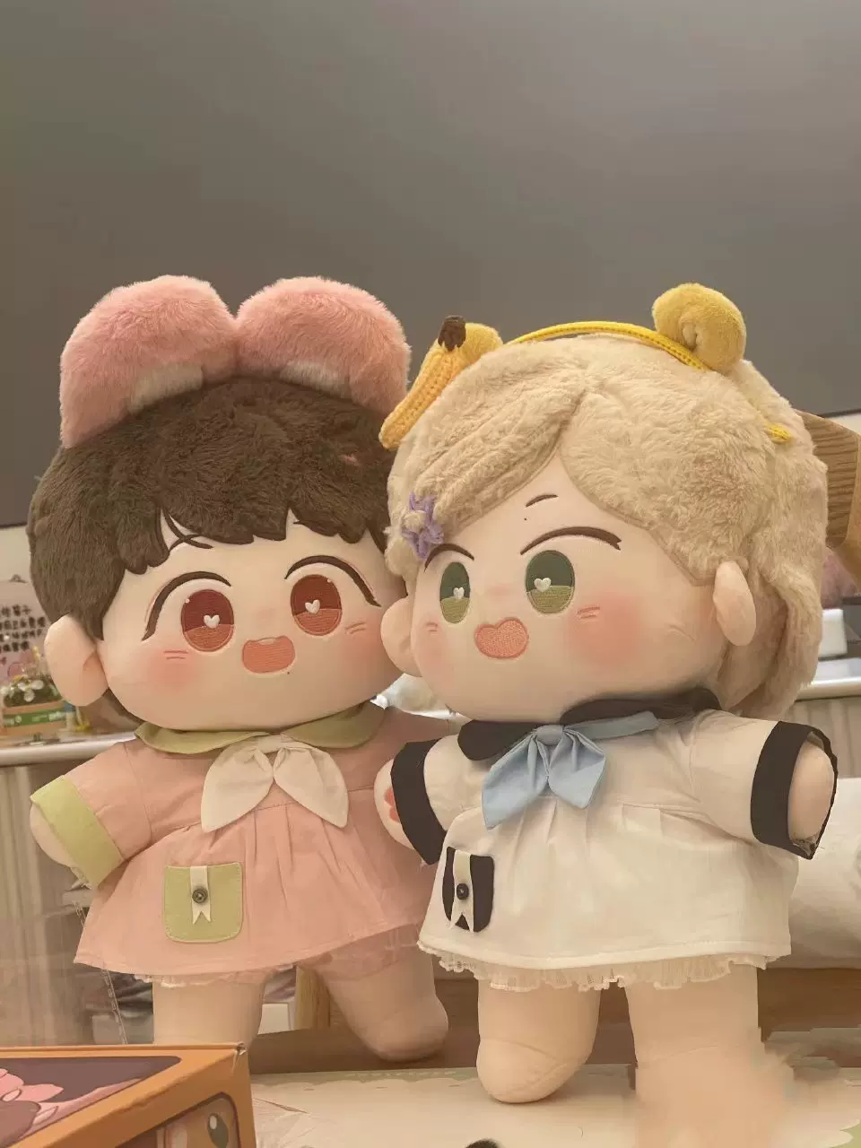 王一博 香奈鹅の20cm ぬいぐるみ ＆ cc服セット 王一博 香奈鹅の20cm