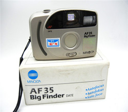Minolta Af35 Fotocamera Inquadra E Scatta A Pellicola Retrò Vecchia Macchina Per Pellicola 135 A Colori Nuova Funzione Normale