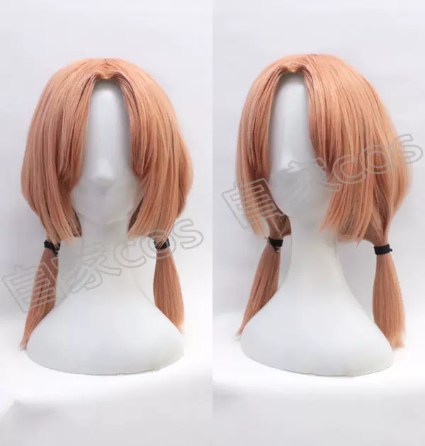 动漫假发cosplay 暗杀教室cos 速水凛香分开双马尾定做假毛
