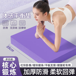 Balance Mat, Yoga Mat, Fitness Plank Support, Core Training, Dumbbell Bench Press, Non-Slip, Thickened, Soft Foam Kneeling Pad