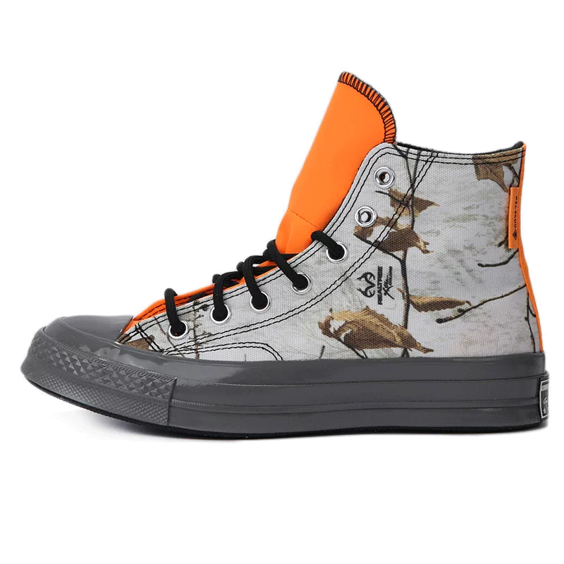 Converse匡威板鞋男女夏新款休闲鞋落叶纹高帮帆布鞋运动鞋