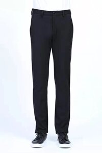 
Lijia business casual trousers men Korean style trendy mid-waist small feet men's trousers keep warm in winter 7DXK00702