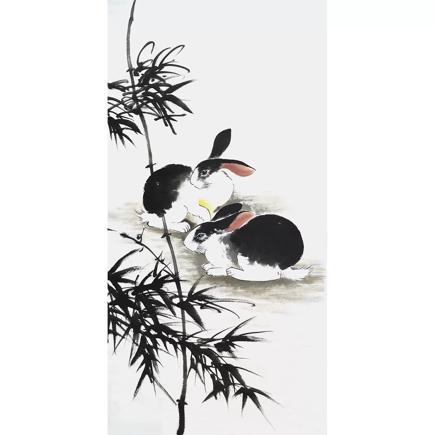 手绘大写意雄鹰画富贵如意临摹李苦禅老鹰水墨国画中式宣纸生肖画