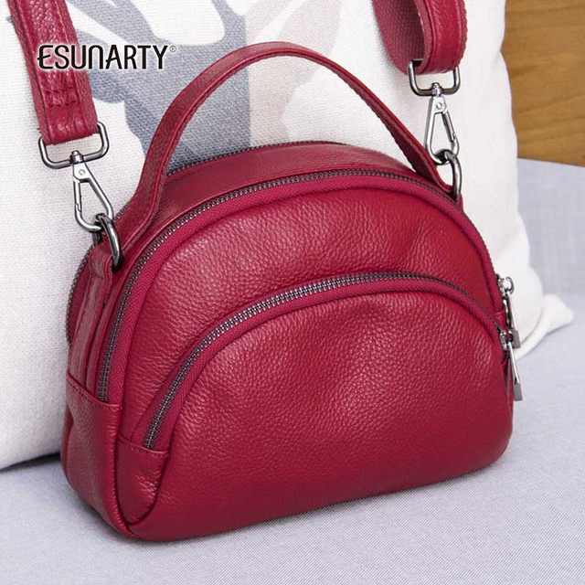 New small bag crossbody bag genuine leather 2024 new trendy fashion first layer cowhide shoulder bag women's portable shell bag