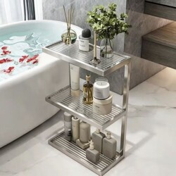 Bathroom Storage Rack, Bathroom Sink Cosmetics Storage Rack, Toilet Bathroom Detergent Rack