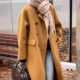 Off-season special offer 2024 Korean version of Dongdaemen Double-breasted H-style double-sided wool coat extended Maillard color