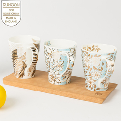 British Dunoon Bone China Mug Ceramic Tea Cup Office Coffee Cup Daisy Flower Gift Box