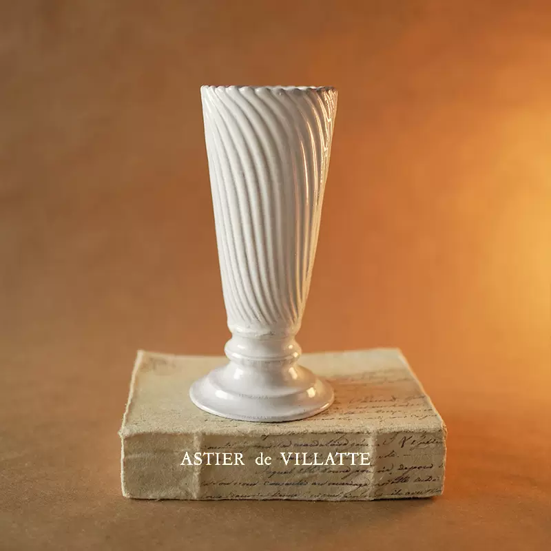 现货Astier de Villatte 法国进口ADV手作复古大花瓶Vase Peggy-Taobao