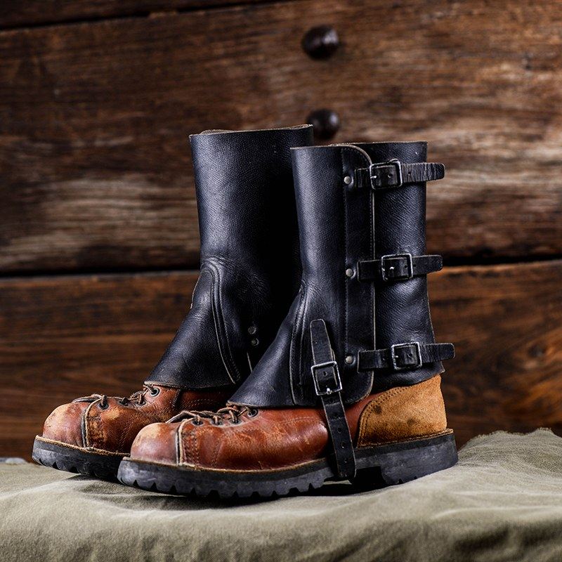 Swiss Cowhide Leggings Skiing Mountaineering Knee/Foot Cover