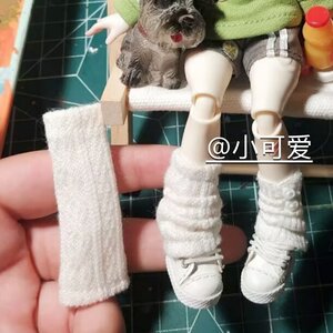 
7.5cm long sextet doll legs, piles of socks, 30cm cartoon doll accessories, knitted socks, cute decoration
