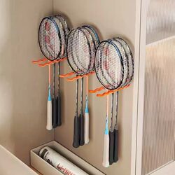 Badminton racket storage display rack storage artifact