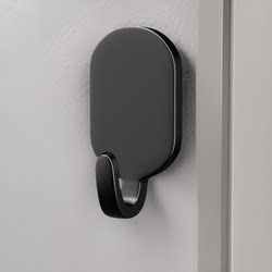 Hook strong adhesive no punching on the back of the kitchen bathroom door on the wall traceless adhesive hook load-bearing stainless steel