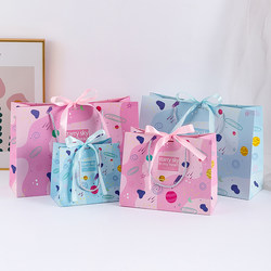 Children's Day Gift Bag Cartoon Tote Bag Birthday Gift Bag Paper Bag Packaging Bag Return Gift Bag Clothing Bag Wedding Candy Bag