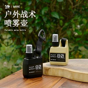 Outdoor wine stain -free bottle disinfection bottle ultra -small 80ml home travel water spray portable plastic pot spray bottle
