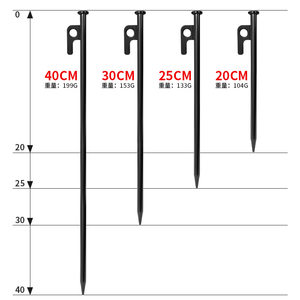 
Outdoor thick ground nails outdoor thick canopy tent camping steel ground nails beach camp nails