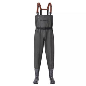 
Thickened water pants one-piece water shoes rain pants rain shoes half body waterproof clothes men's reservoir fish catch full body leather fork pants