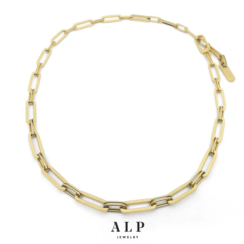 AVIVA×ALP JEWELRY 联名限量早安系列多种戴法锁骨项链-Taobao