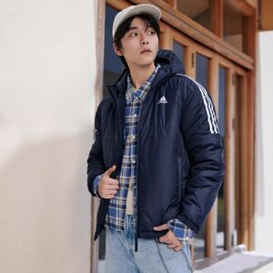 
Adidas Men's winter warm sports and leisure long-sleeved hooded cotton coat KF6757