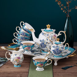 European-Style Afternoon Tea Set, Bone China Coffee Cup, Vintage Cup, Luxurious Household Teapot, Gift-Giving, Light Luxury, High-End