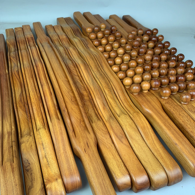 HUANGHUALI 전문 백 롤링 스틱, 체중 감소 및 힘줄 스틱, 일반 마사지 전신 긁기 스틱, 건식 힘줄 스틱-