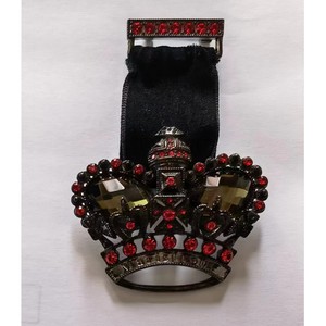 
Majia Bead Brooch Crown Black Gold Velvet Red Beads 2025 Fashion Jewelry Fashion Jewelry New