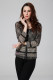 30% off Tegodi brand women's clothing round neck mid-sleeved lace long pullover shirt 25 spring and autumn large size black 13
