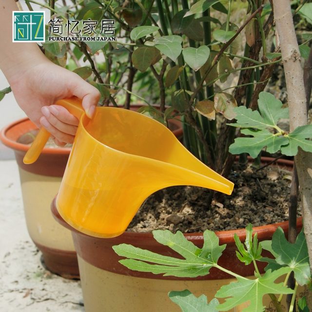 Imported Japanese watering pot flower pot tip watering cup gardening flower pot sprinkler measuring cup with scale flower pot