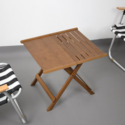 Outdoor Folding Camping Balcony Leisure Table and Chairs, Home Courtyard Low Table, Outdoor Portable Coffee Commercial Table