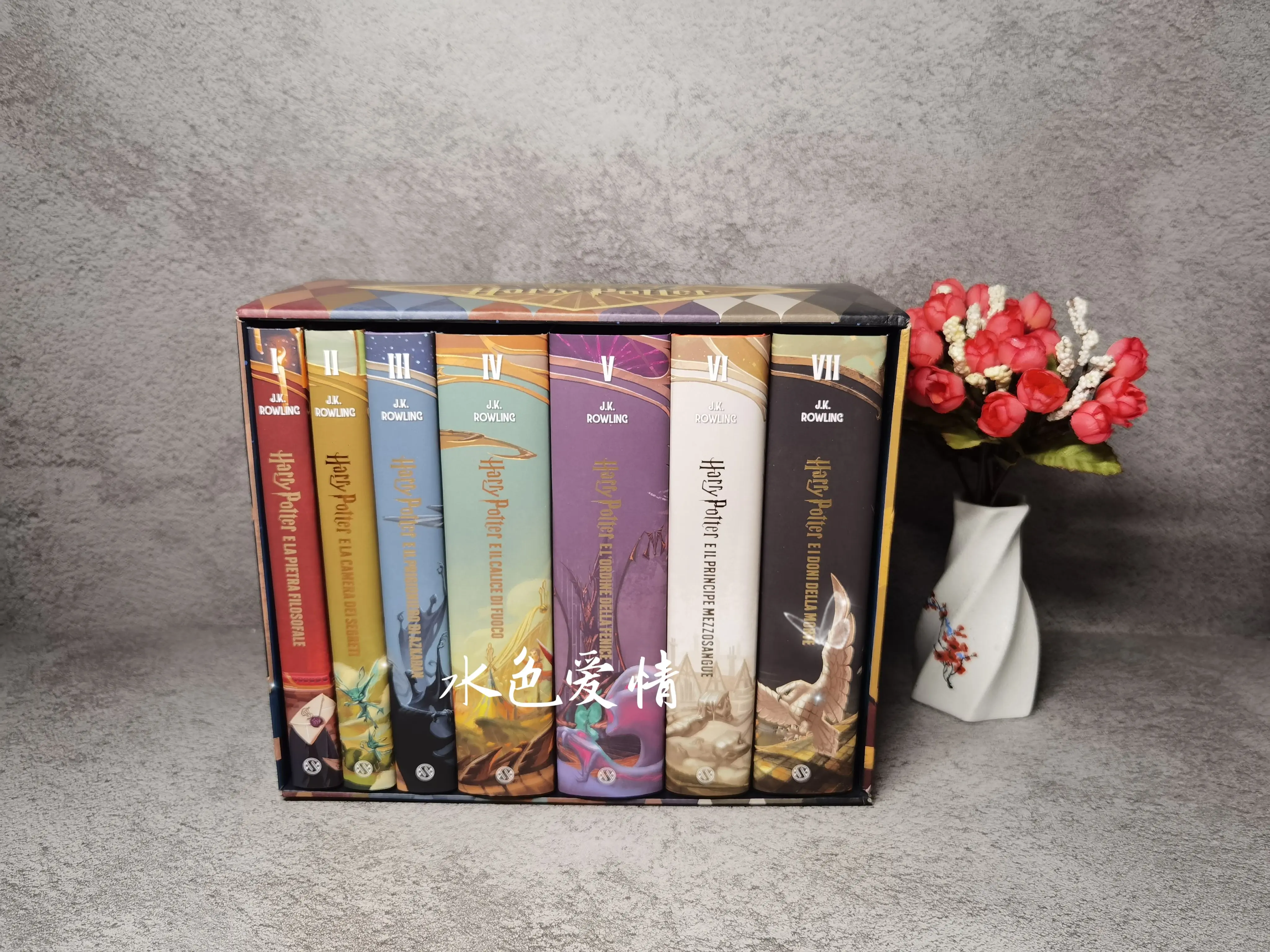 独家原箱版哈利波特日语版25周年特别版布面刷金版限量版全球限量2000套