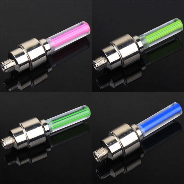 Bicycle gas nozzle light Car motorcycle electric vehicle valve light ...