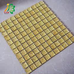 Modern Chinese-Style Shiny Golden Diamond Mirror Mosaic Tiles Tang Bixin Mosaic Tv Background Wall Tiles