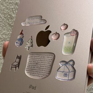 
Cute ins style three-dimensional jelly stickers high-value computer tablet mobile phone decoration stickers niche hand account Gu card stickers