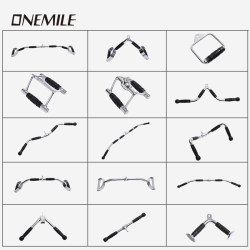 Multifunctional Fitness Equipment High Pull-Down Handle Gantry Auxiliary Accessories Small Bird Fly Rowing Back Pull Bar