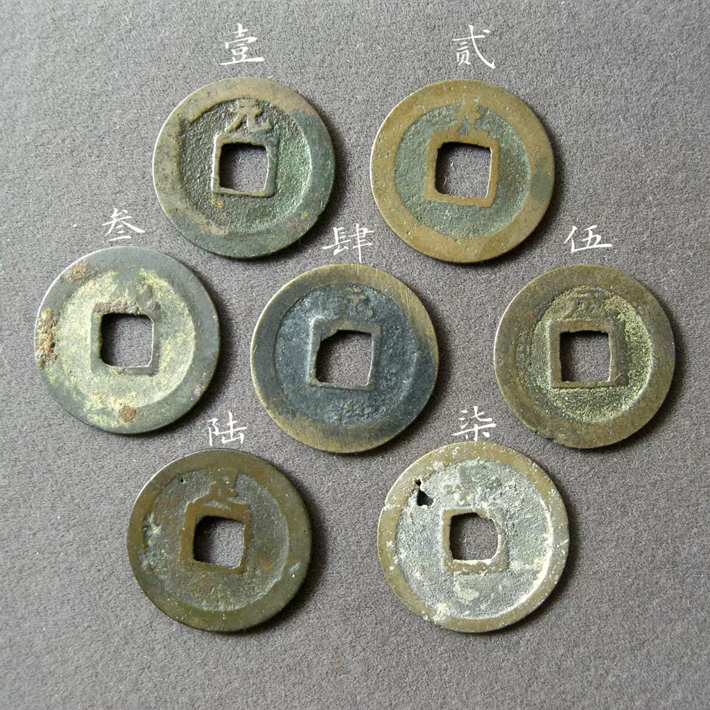 重熈通宝 宽永通宝背字