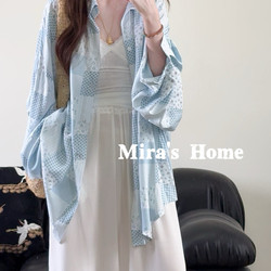 [Paper-Thin Shirt] Mira's Home 2026 New Spring and Summer Slim-Fit Loose Long-Sleeve Thin Shirt