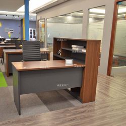 Integrity Screen Partition Booth 1.5m Cubicle Four-Station Staff Finance Office Desk and Chair Set Computer Desk Furniture