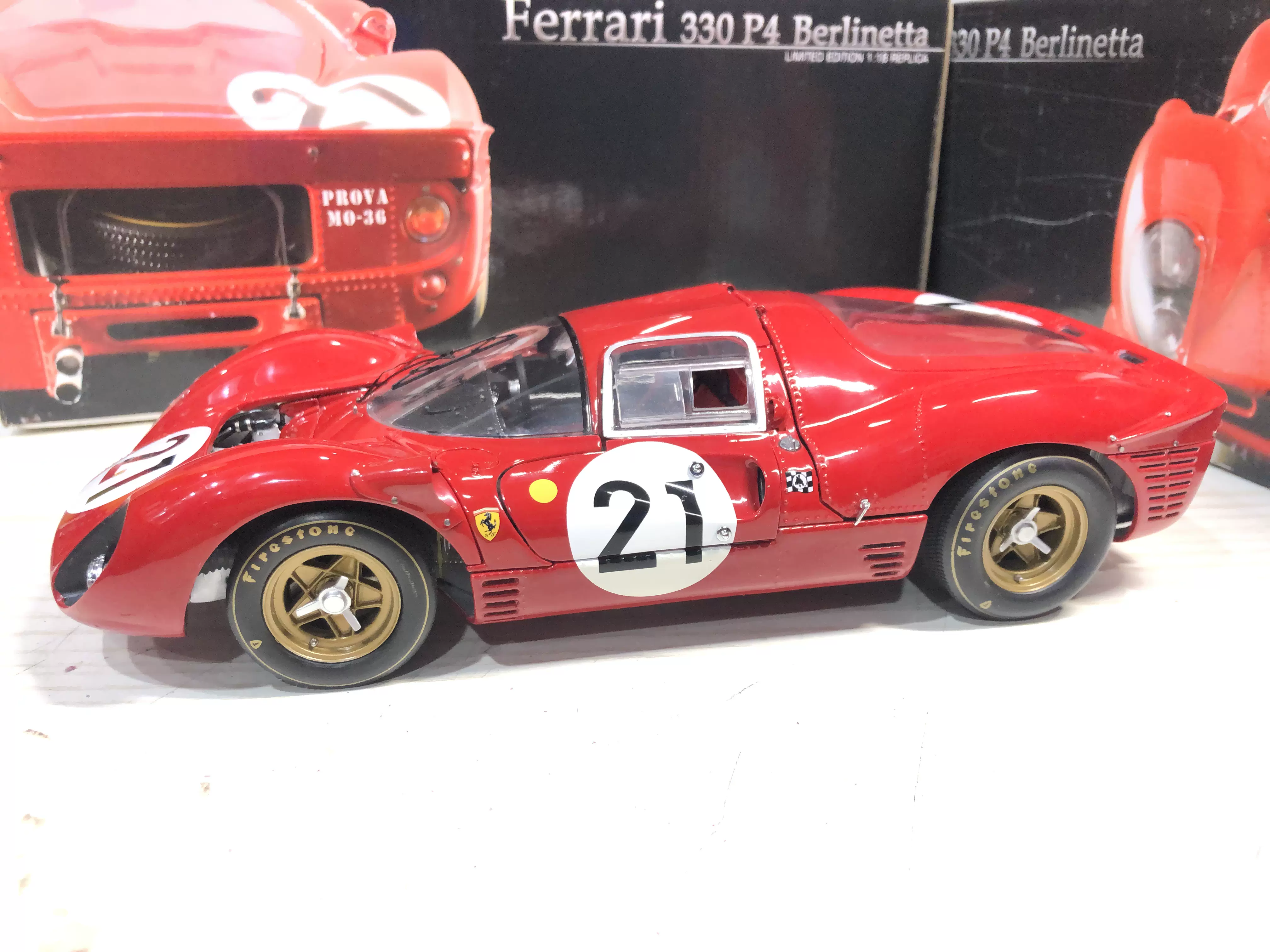 GMP 1/18 法拉利Ferrari 330 P4 Berlinetta #21 勒芒硬顶稀有-Taobao