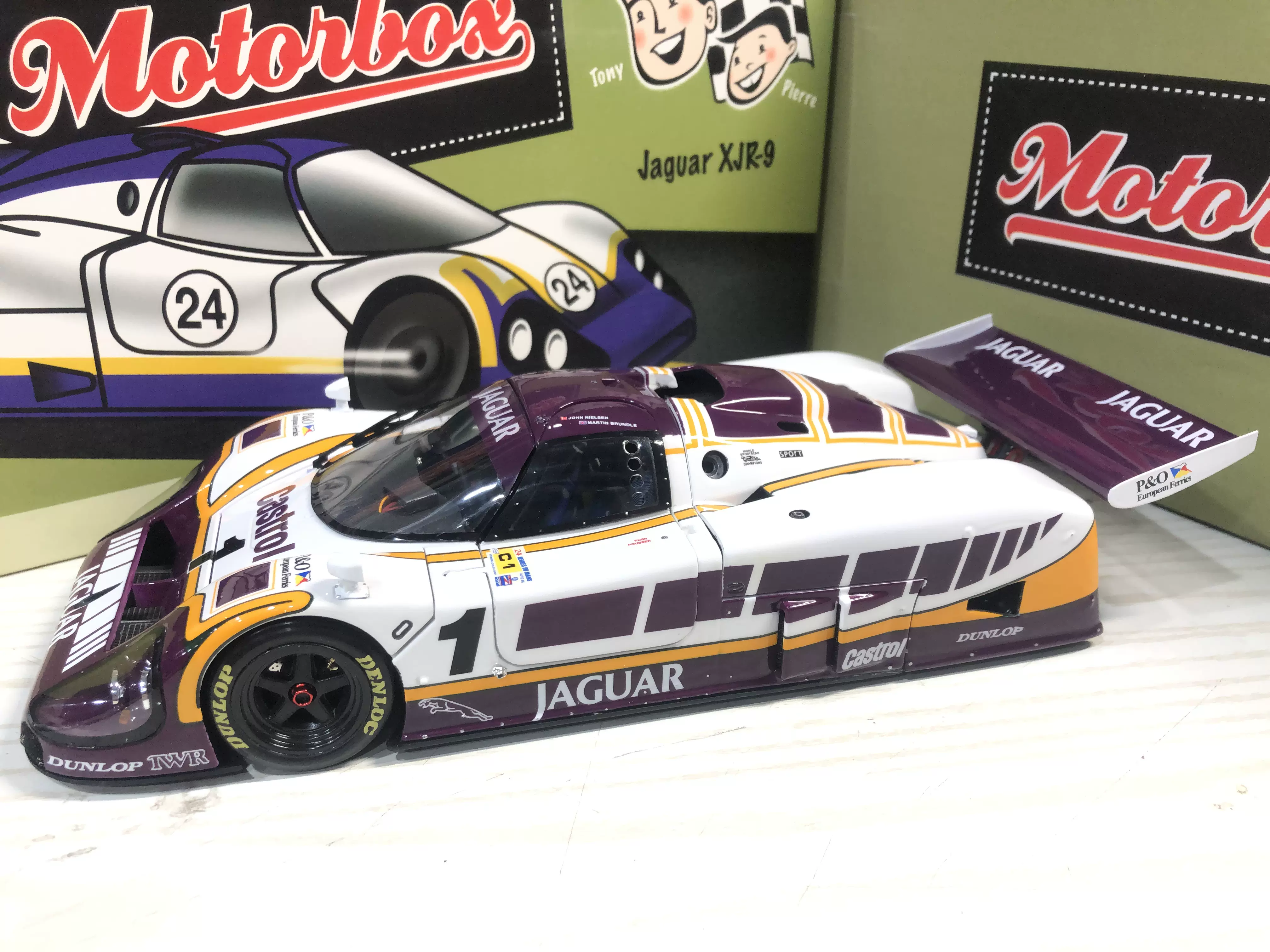 Exoto 1:18 Jaguar 捷豹XJR-9 #1 1988年LEMANS 勒芒賽事稀有-Taobao