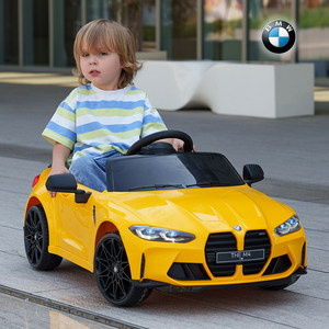 
BMW children's electric car four-wheel car remote control toy car can be seated for children, baby, swing baby car