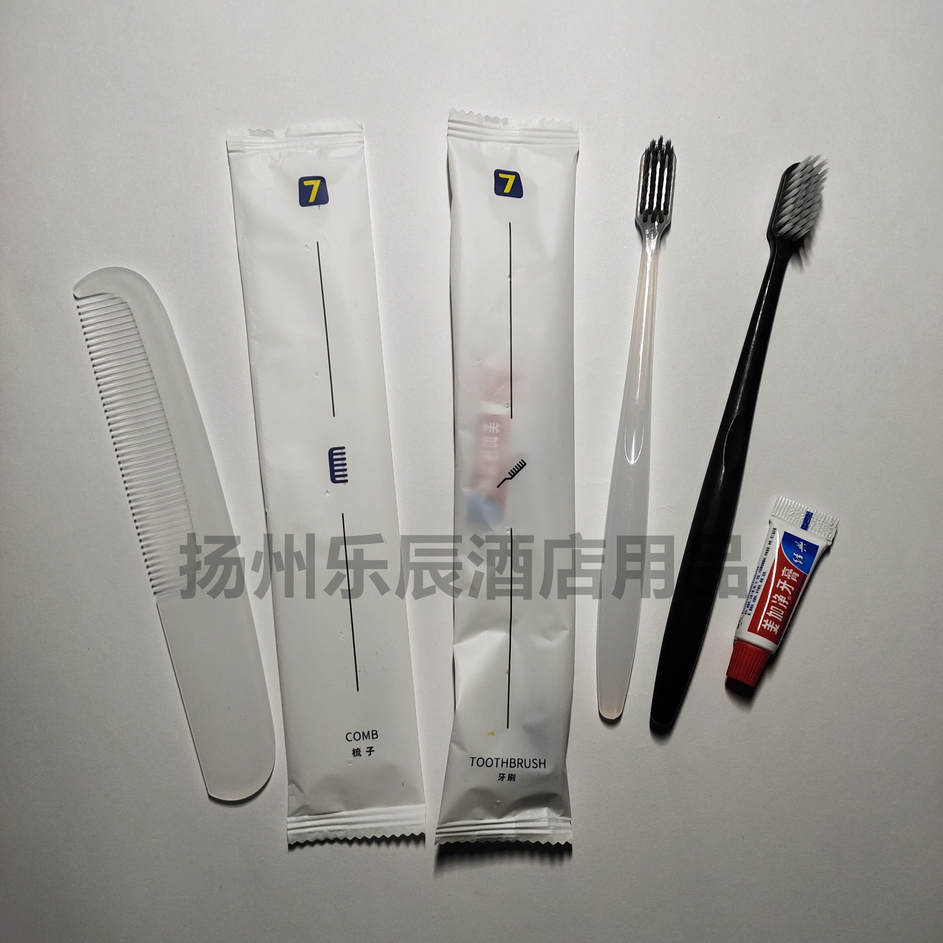 7데이즈 프리미엄 호텔 일회용 칫솔, 비누, 샤워캡, 슬리퍼, 목욕타월 가방, 화장지 컵 용품-