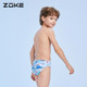 Zhouke children's swimsuit triangle professional swimming training Pacha dog boy quick drill competition big children swimming trousers
