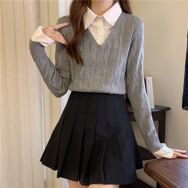 Autumn and winter women's clothing batch new hair base slimming fake ...
