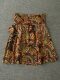 Printed retro short skirt versatile cake skirt for women in summer foreign trade slim niche two wear strapless bottom skirt