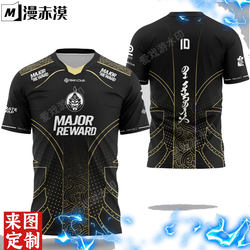 The Mongolz Team Uniform Mongolian Team Uniform Major Short-Sleeve T-Shirt for Men and Women Cs:Go Competition Jersey Support