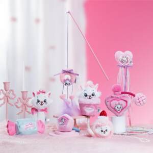 
Paisiwei co-branded pet toys Mary cat series cat and dog plush sound making interactive touring ring paper to accompany and relieve boredom