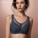 Big chest showed small underwear soft steel rings, gathered to adjust the drooping large -size bra, the female bra thin
