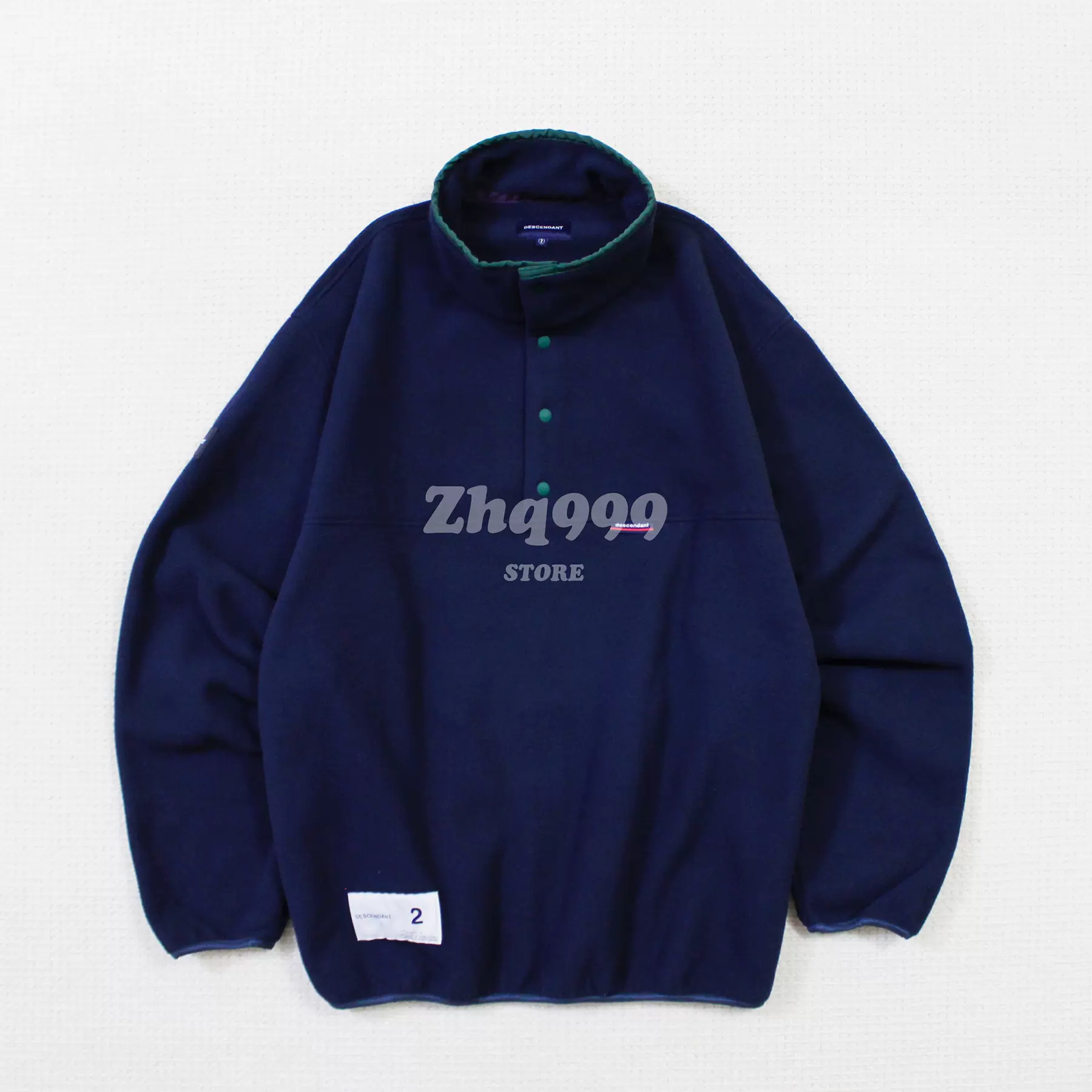 代引き・同梱不可 DESCENDANT/HUMMING FLEECE PULL OVER | www